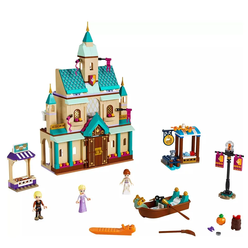 Arendelle Castle Village 41167 3035 модель здания строительные блоки детские развивающие