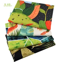 Chainho,Cotton Canvas Fabric,Handmade Sewing & Quilting Cloth,Rainforest Series,Sofa,Curtain,Bag,Cushion Material,3 Size