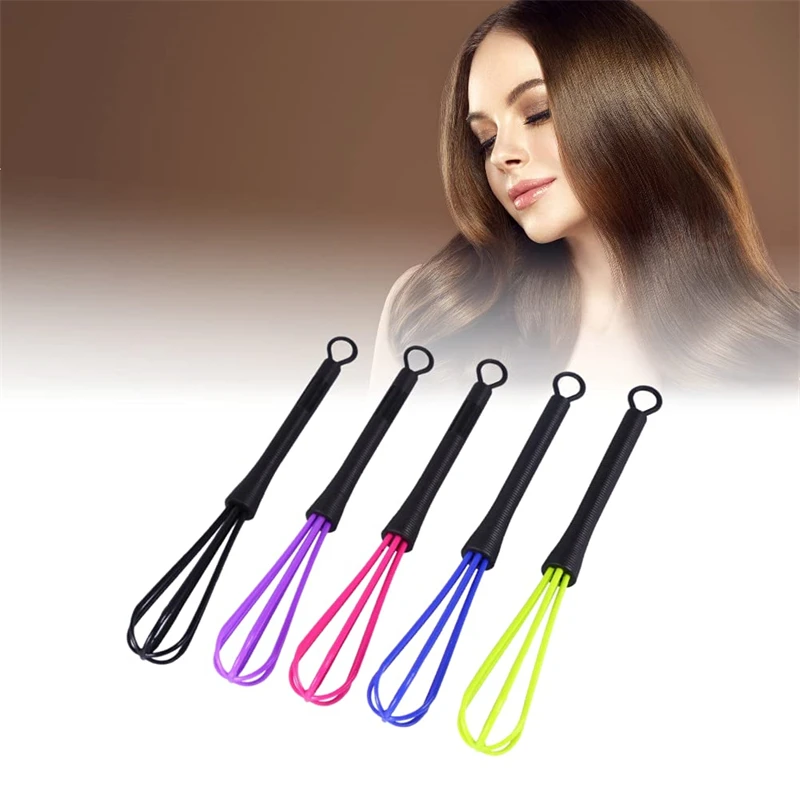 

Hair Deying Cream Whisk Multicolor Plastic Coloring Stirrer Blender Professional Salon Hairdressing Tinting Hair Styling Tools