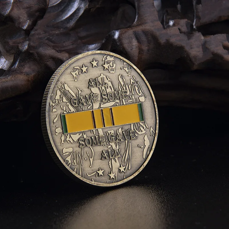 

Hot Sale Vietnam War Veteran Commemorative Coin Collection Arts Gifts Souvenir Challenge Coin