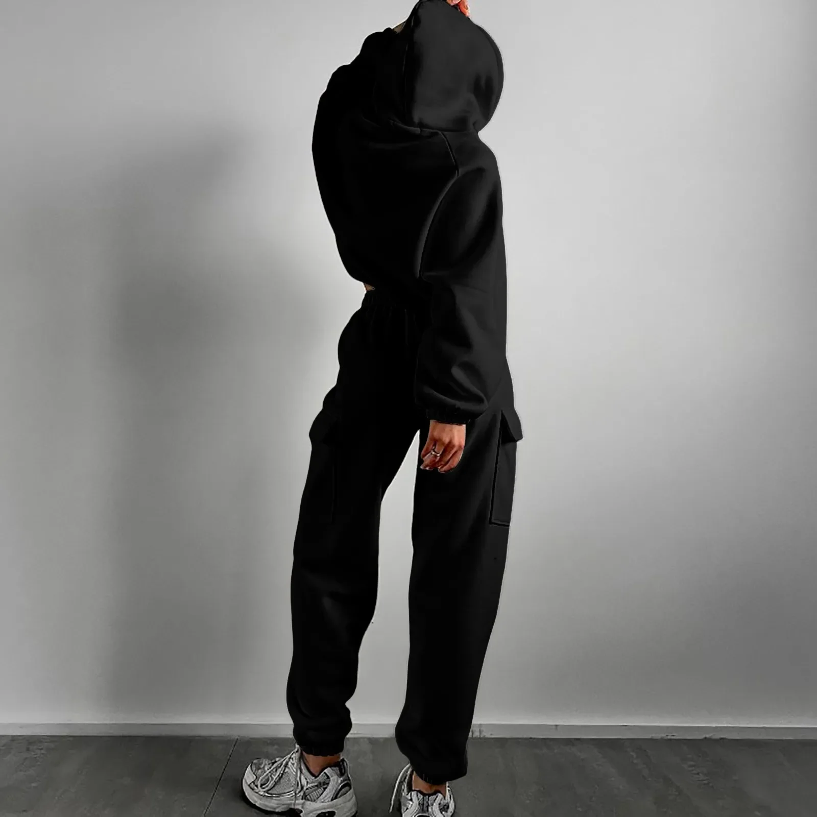 Спортивные брюки комплекты женские свободные толстовки с длинным рукавом топы