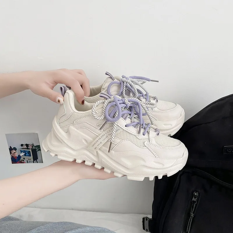 

Spring and Summer New Women's Single Shoes Flat Shoes Student Mesh Breathable Sports Women's Shoes Korean Edition