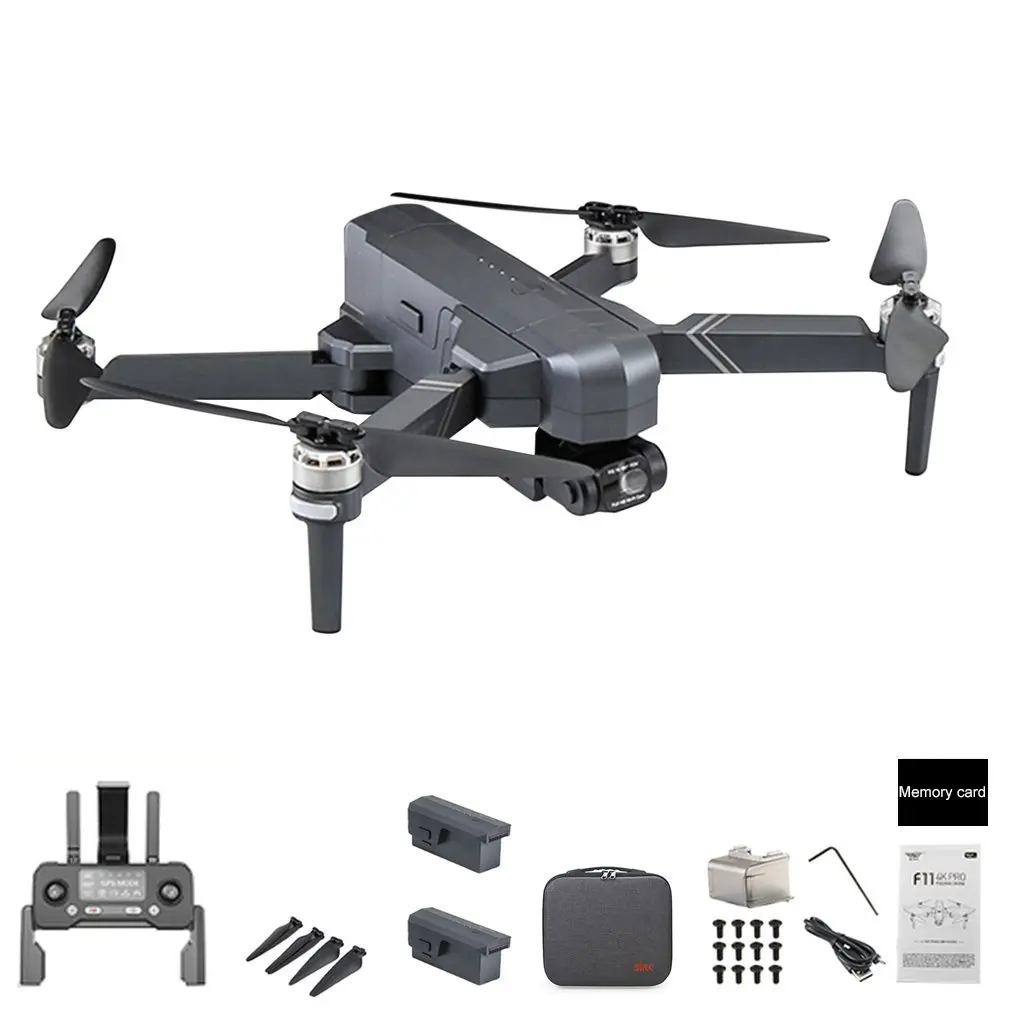 New SJRC F11S 4K Pro Drone With Camera 3KM WIFI GPS EIS 2-axis Anti-Shake Gimbal FPV Brushless Quadcopter Professional RC Drone