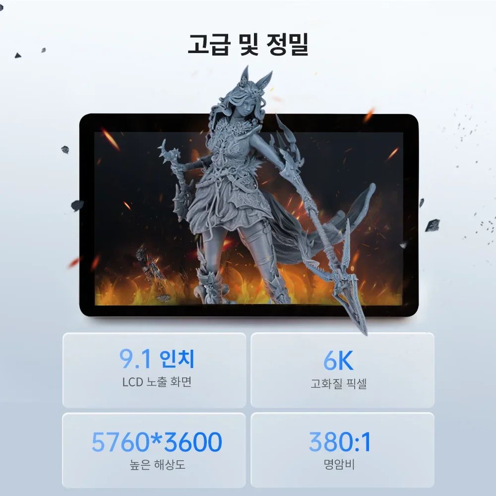 3D принтер ANYCUBIC Photon Mono X 6Ks LCD 9 1 'ɶK большой экран печать л стоматологический