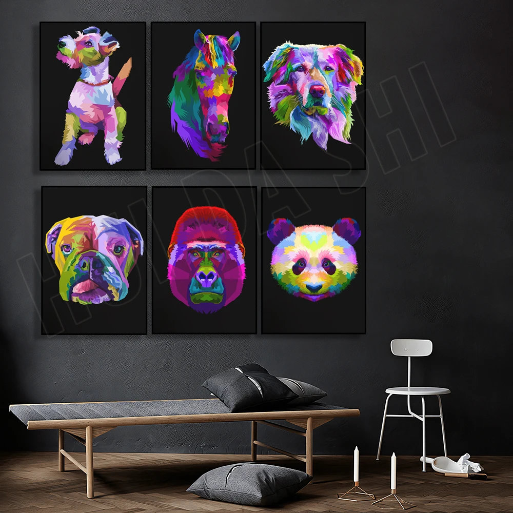 Картина акварельной панды разноцветное искусство животное иллюстрация домашний