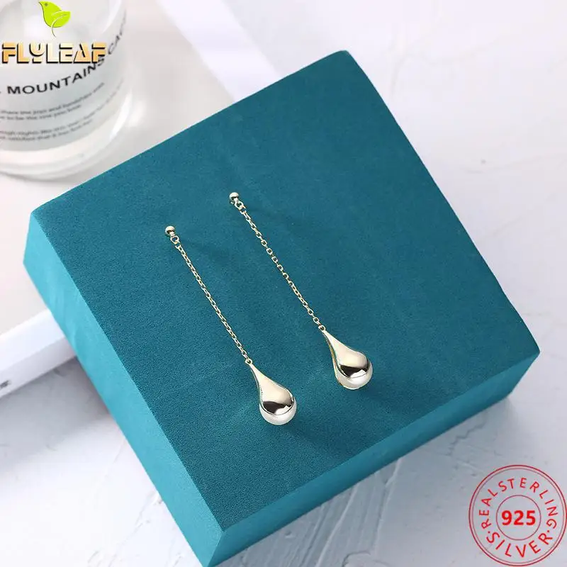 

Серьги-подвески женские из серебра 925 пробы с длинной бахромой