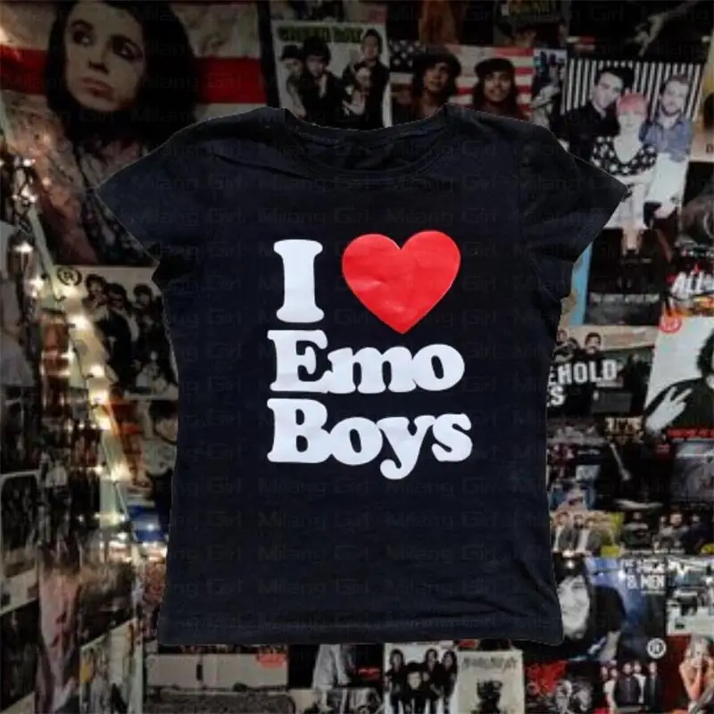 Женская короткая футболка в стиле Харадзюку с надписью Goth