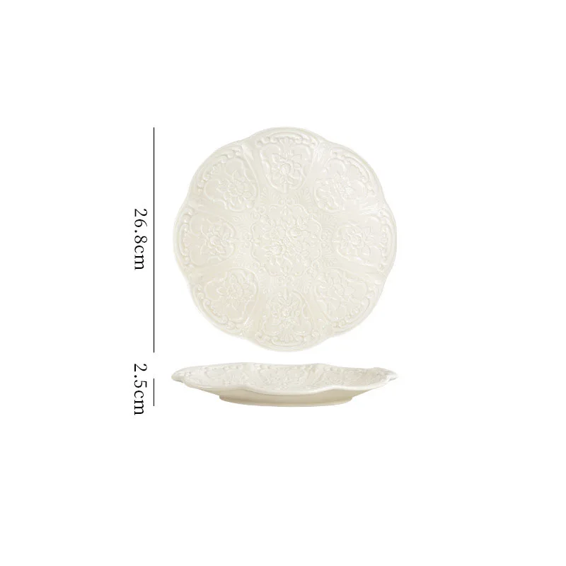 

Керамические тарелки в стиле барокко