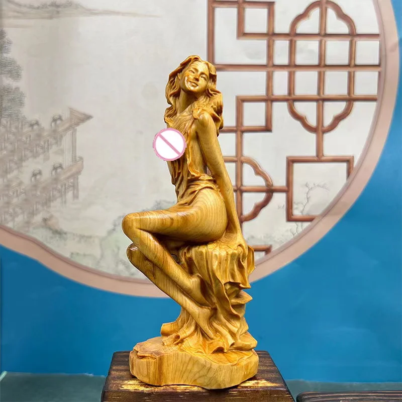 Статуя богини из кипариса QIANFANEIVES ольга геннадьевна володарская хру ная гробница богини