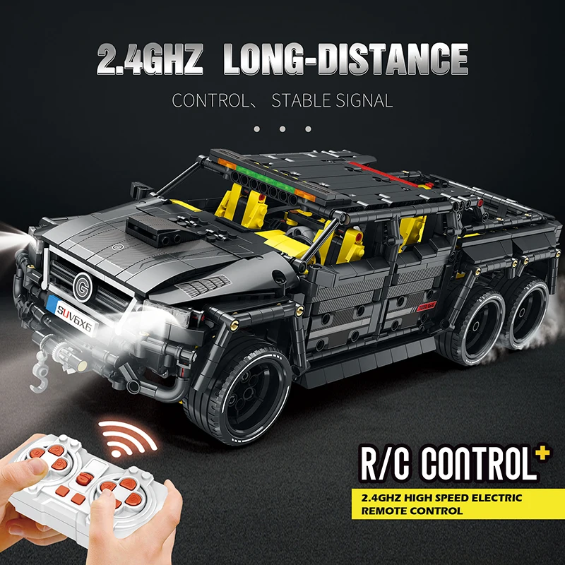 Продажа Reobrix 2162 шт., 2,4 г, сборные кирпичи, игрушки город МОС, технический большой внедорожник, строительные блоки, приложение Дешево Reobrix 2162 шт., 2,4 г, сборные кирпичи, игрушки город МОС, технический большой внедорожник, строительные блоки, приложение