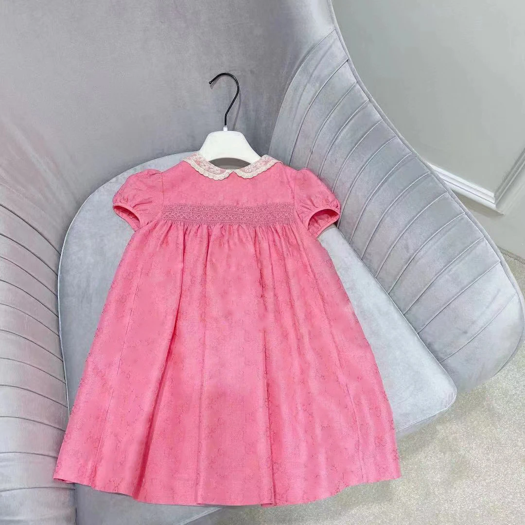 

Детское летнее платье для девочек, модное платье принцессы с буквенным принтом, 2022