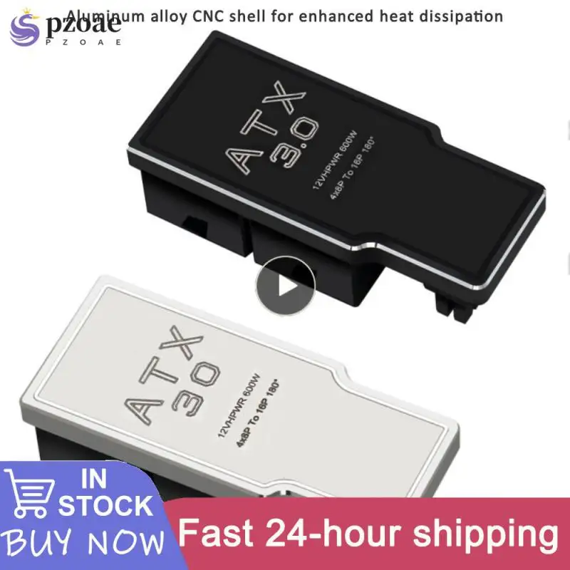 

Portable Power Plug Adapter Mini Atx3.0 Power Adapter Enhanced Heat Dissipation High Power Power Steering Connector High End
