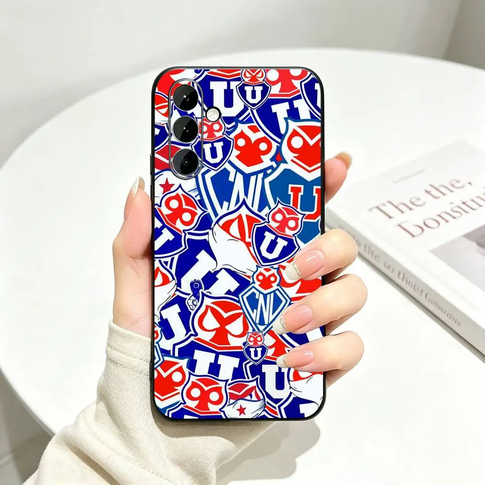 Фото Чехол для телефона C-Club U-Universidad de Chile для Samsung Galaxy A73, A72, A70, A53, A52, A51, мягкий силиконовый черный чехол №2