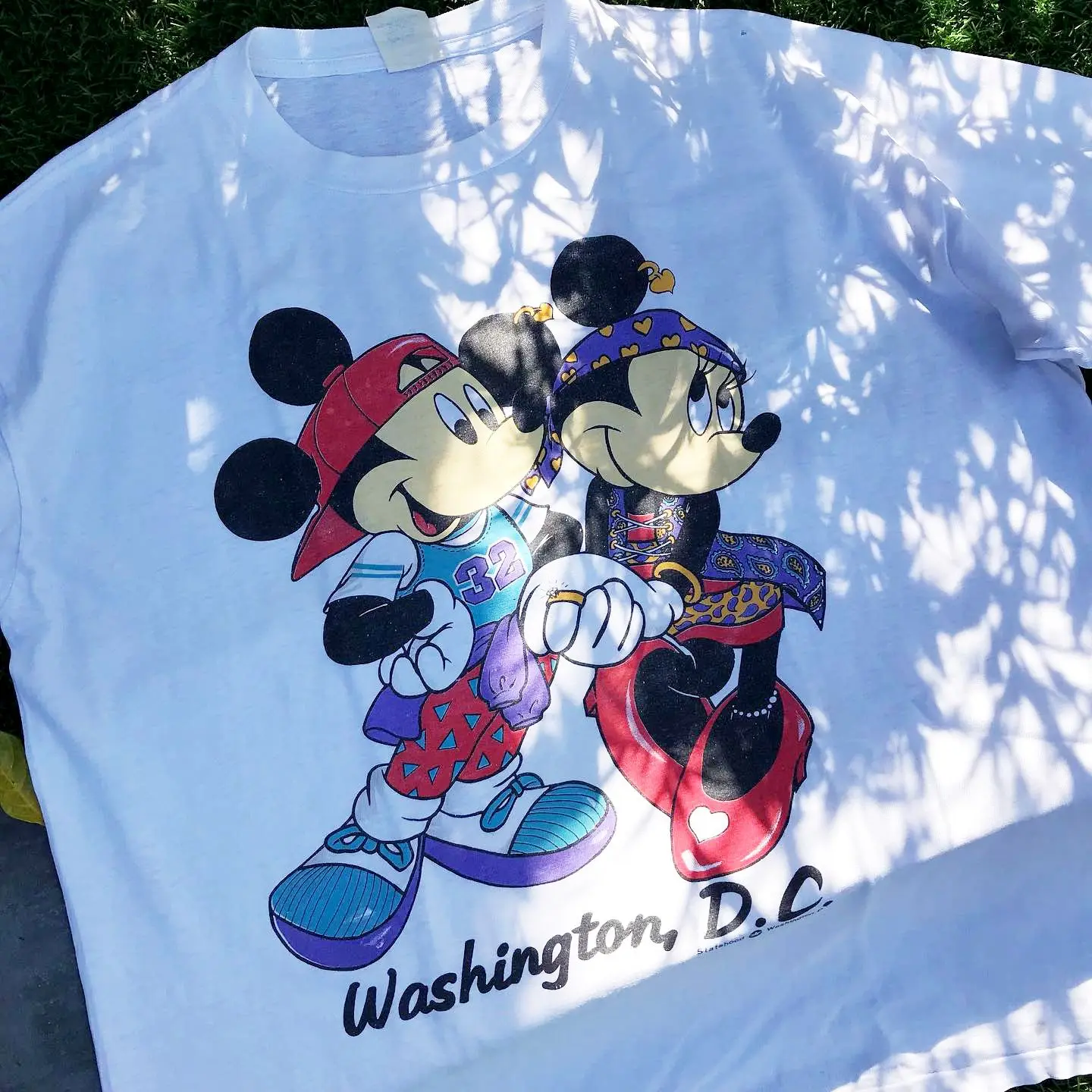 

Summer Vintage Disney 90s Women Tshirt Ulzzang Harajuku Mickey Minnie Printed Tshirt New Oversized Loose Casual Streetwear