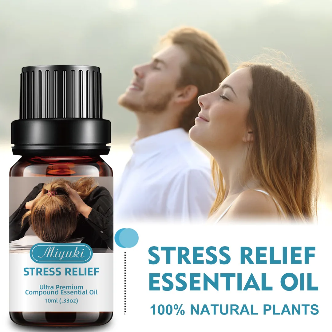 

STRESS RELIEF ESSENTIAL OIL100% Pure & Natural Therapeutic Grade- Perfect for Aromatherapy, Relaxation, Skin Therapy & More!