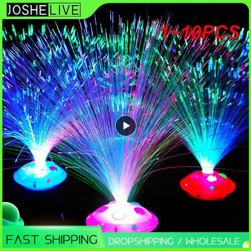 

1~10PCS Colored LED Fiber Optic Light Night Lamp Holiday Christmas Wedding Decoration Stars Shine In The Dark Kids Toys Nighting
