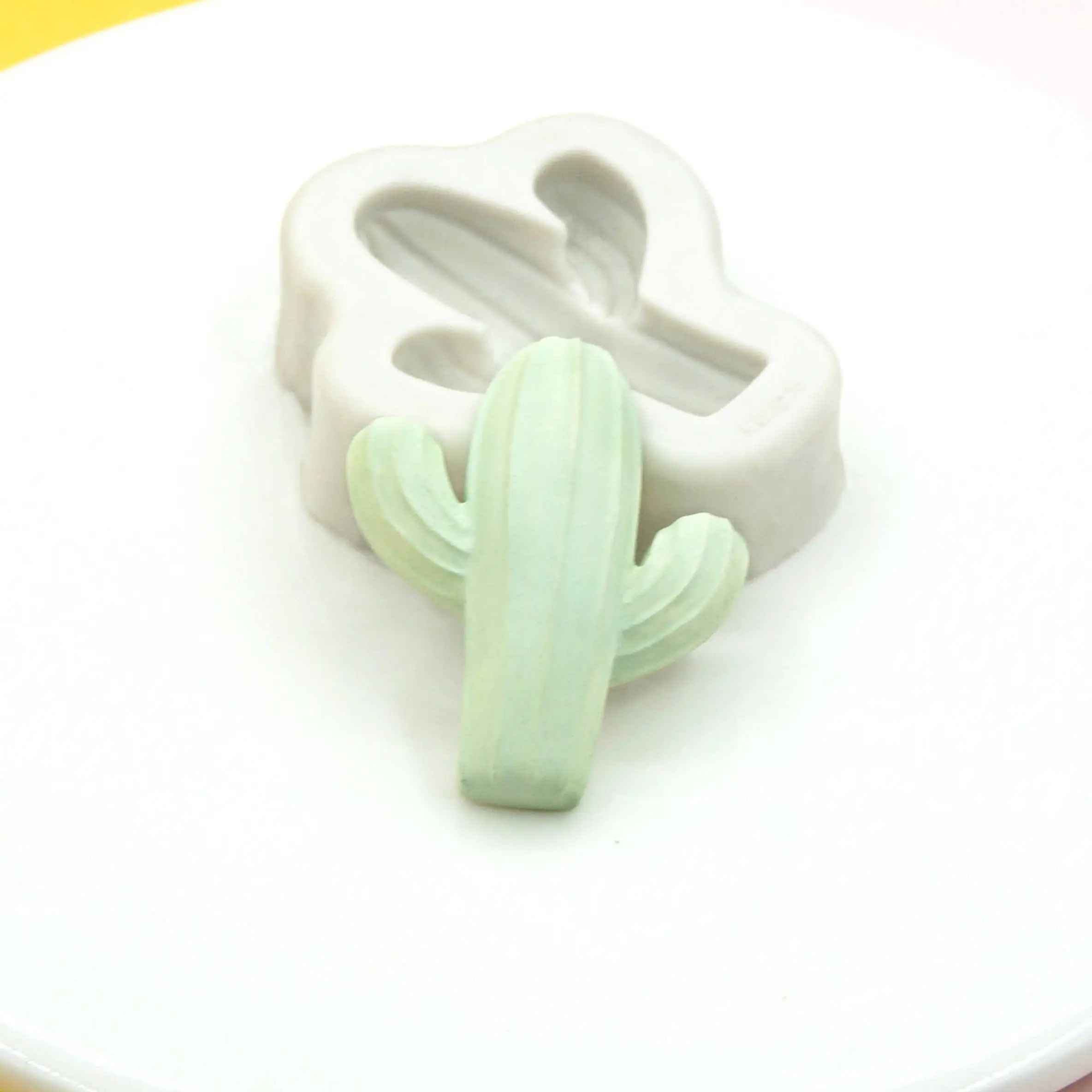 Силиконовая форма 3D для кактуса дерева суккулентов желе шоколада льда выпечки