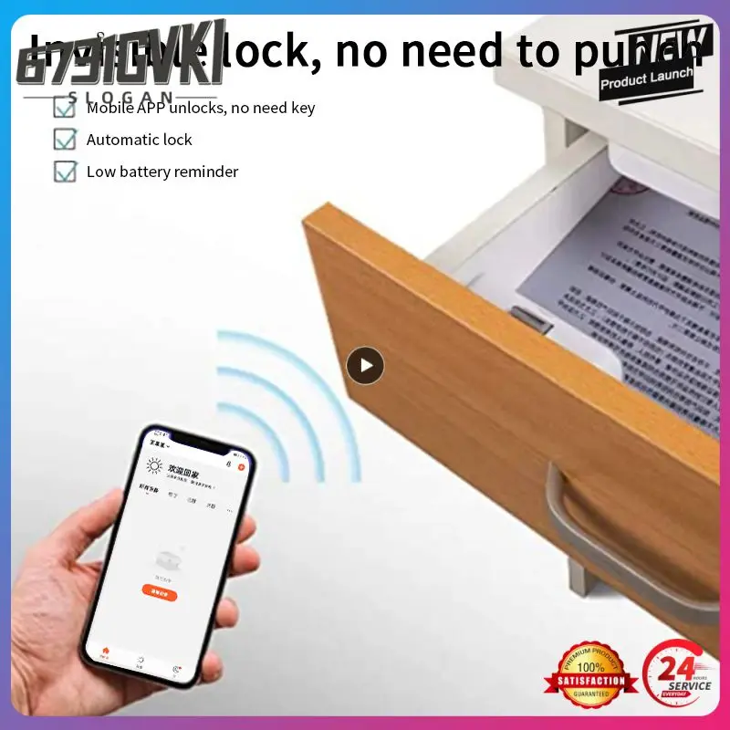 

1~8PCS Tuya APP unlock Smart Door Drawer Cabinet Lock Electric lock work with wifi- gateway hub