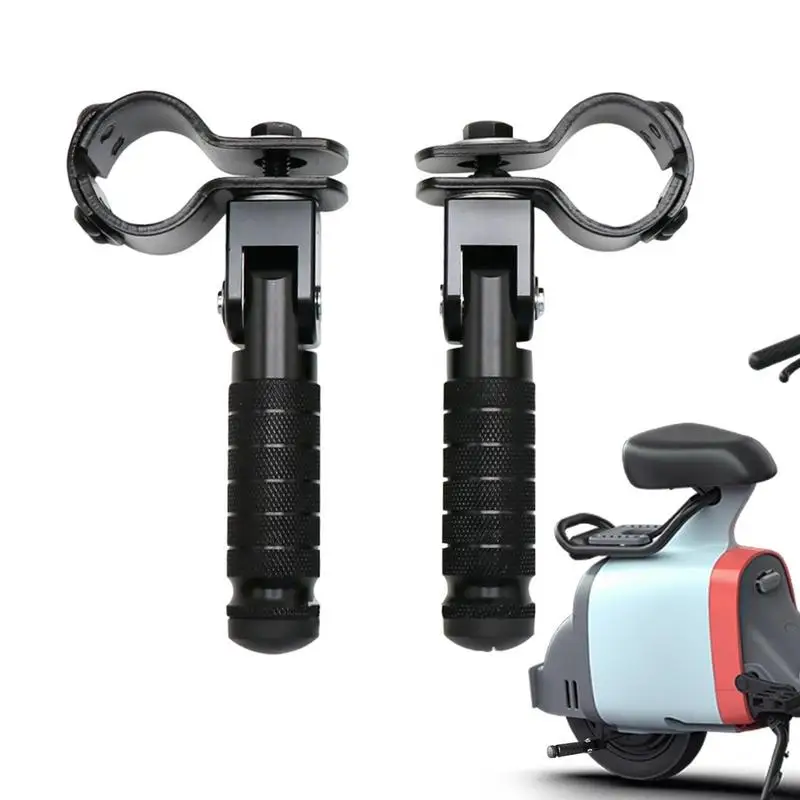 

Велосипедная ножная педаль, удобный складной упор для ног, высокая прочность, Передние Подножки, Нескользящие алюминиевые левые педали