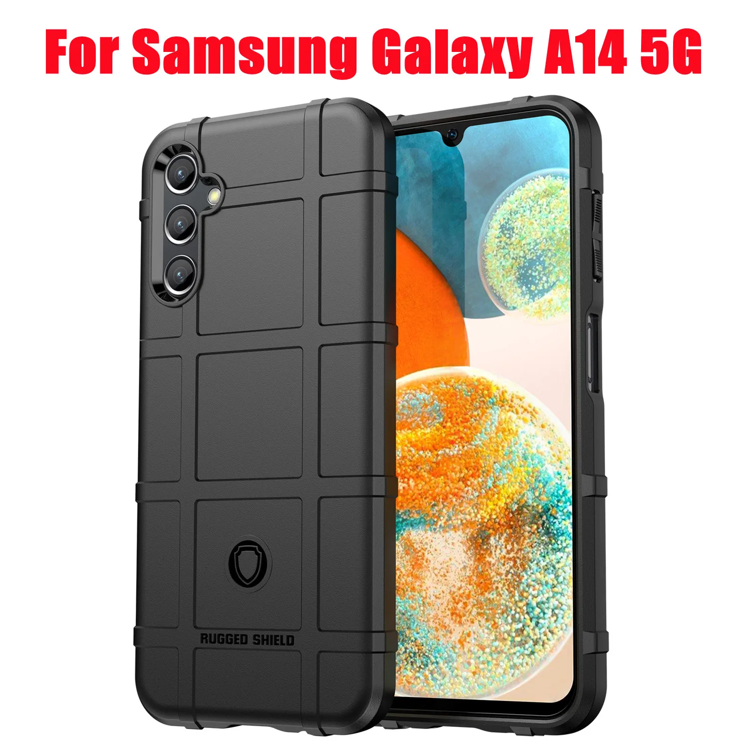 

Rugged Shield Shockproof Armor Case For Samsung Galaxy A14 5G Shell Cover Case