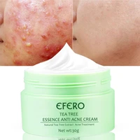 effective acne treatment face cream tea tree pimple acne scar spots removal gel oil control moisturizing whitening skin care 30g