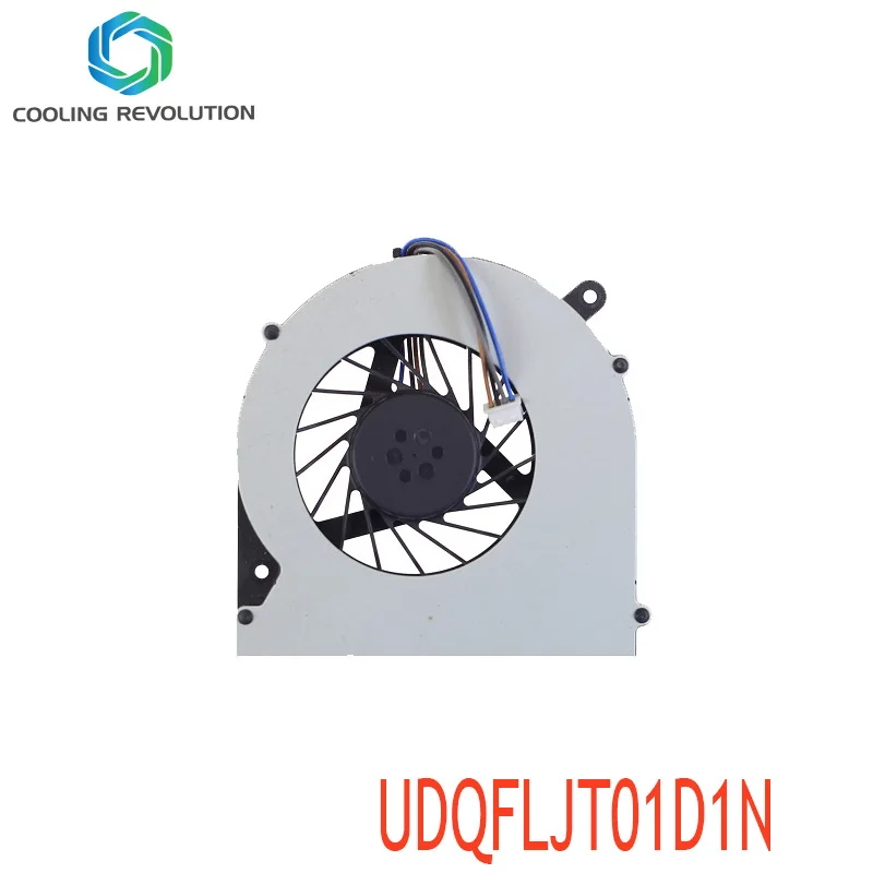Вентилятор охлаждения процессора ноутбука UDQFLJT01D1N DC5V 0.32A 4Pin для Toshiba Satellite C50 C55 C55T C850-T05B C855 L850 L855