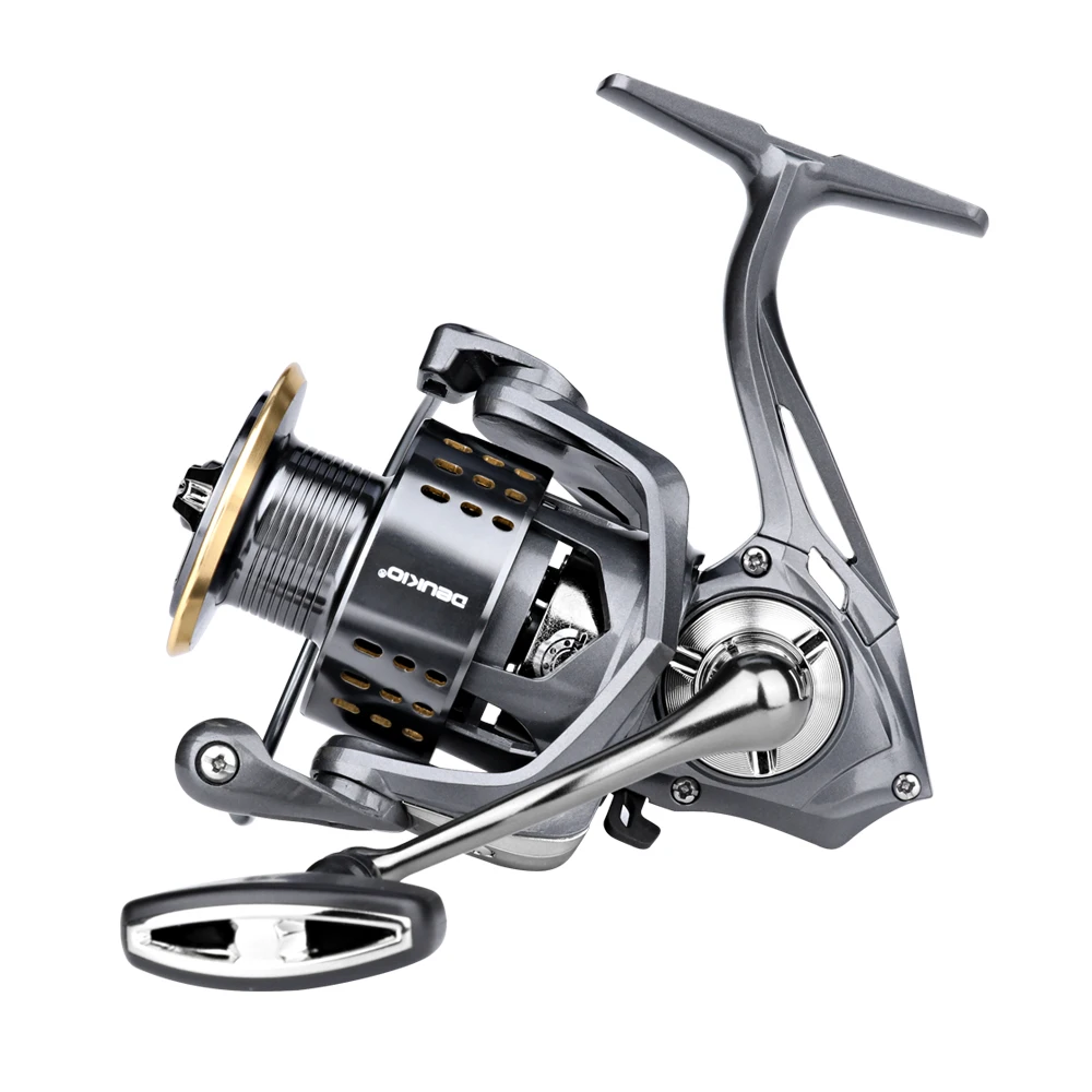 

2023 New 15KG Max Drag Spinning Reels 5.2:1 Durable Metal Body Freshwater Saltwater Fishing Reel 2000-7000 Series Fishing Coi