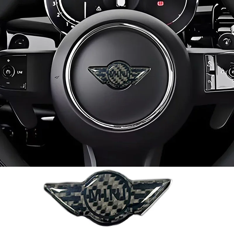 

Наклейка на центральную часть руля из карбона для Mini Cooper R56 F54 F55 John Cooper Works R50 R52 R53 R55 F60 (эмблема)