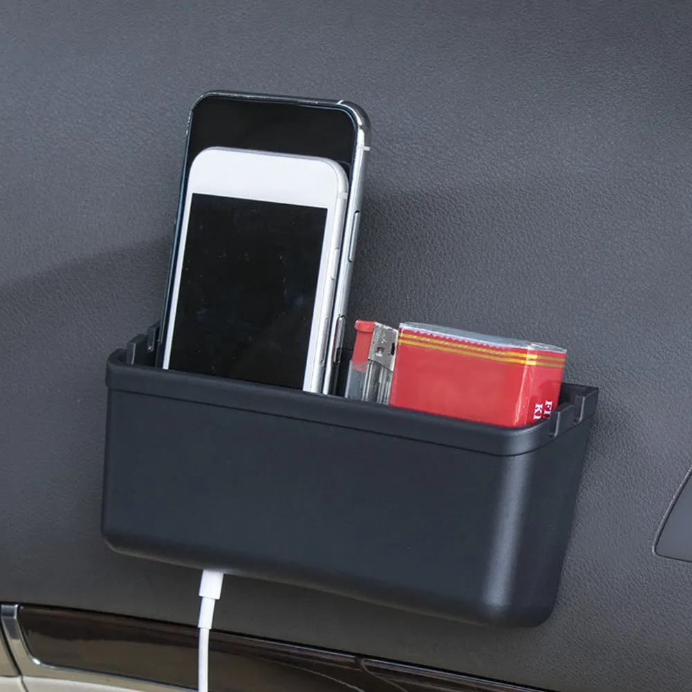 

Car Door Side Storage Box Organizer Auto Dashboard Holder Pocket for Phone Key Inner Door Handle Storage Box Holder Container
