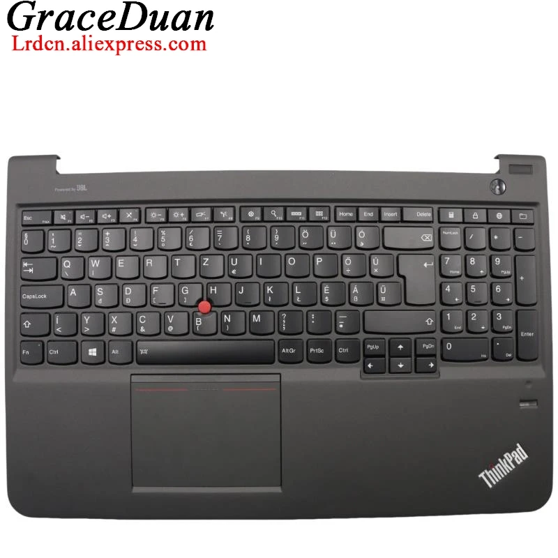 Корпус с верхней крышкой клавиатуры HU венгерский черный для Lenovo Thinkpad S5 S531 S540 00HM839