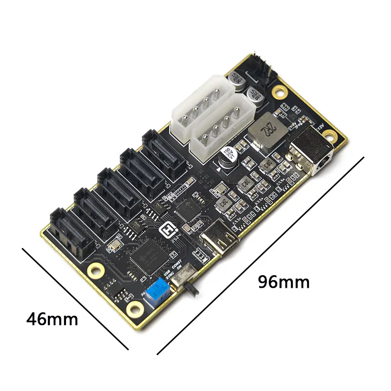 От Type-C до 5sata, внешний жесткий диск, карта расширения SSD, карта данных жесткого диска, модуль питания постоянного тока для промышленного компьютера NAS (art.: 3920d06ea146d) - 3920d06ea146d