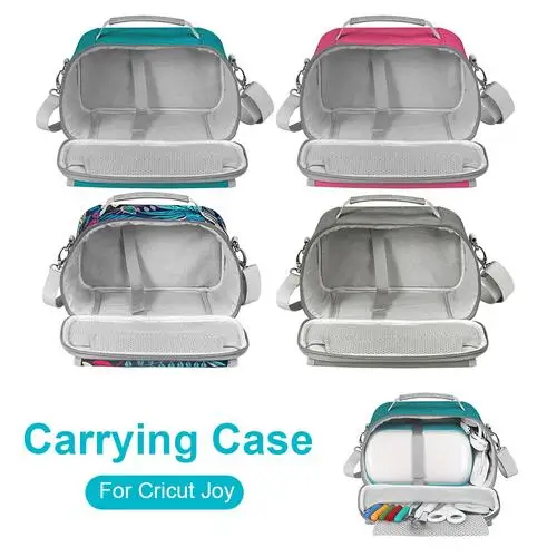 

Portable Handbags Carry Case Box Storage Shulder Bag With Pocket ForCricut--Joy Carrying Case Cover Storage Box Bag