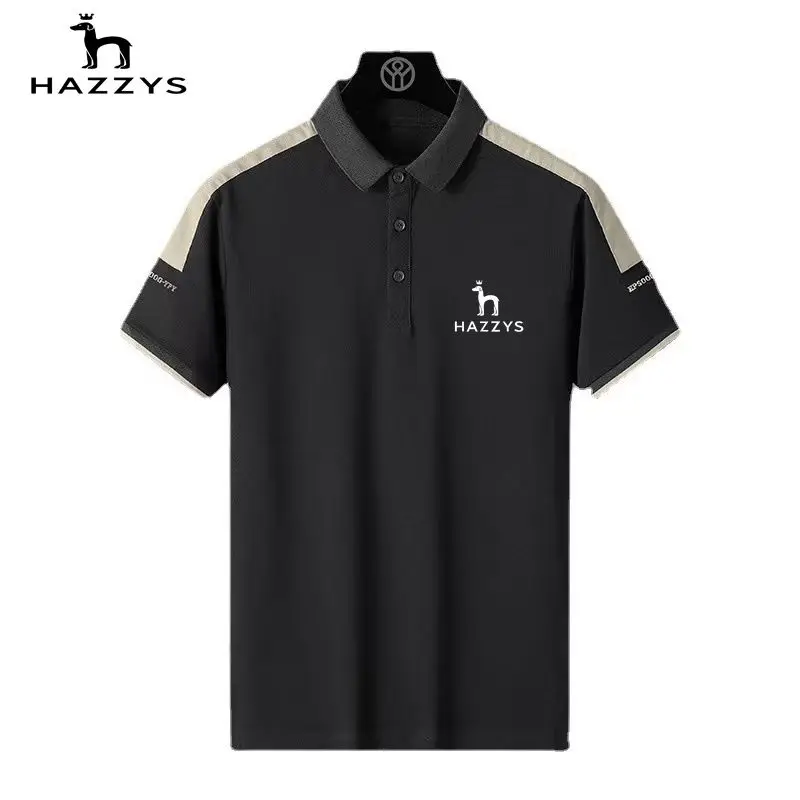 

Летняя рубашка-поло из вискозы, с коротким рукавом, без глажки