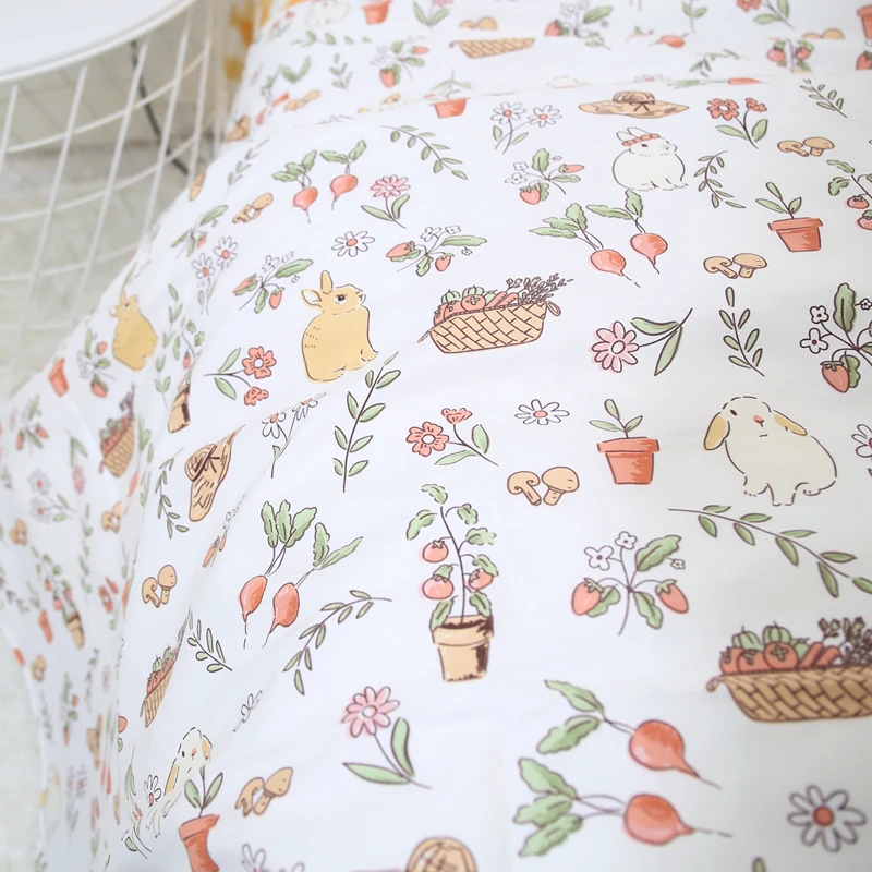 235 см * 50 детское хлопковое постельное белье с кроликом тканевый пододеяльник