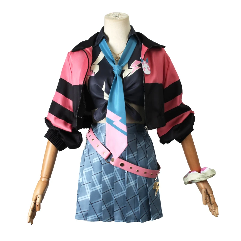 COSLEE Vtuber Nijisanji XSOLEIL Kotoka Torahime модная униформа платье карнавальный костюм женский на