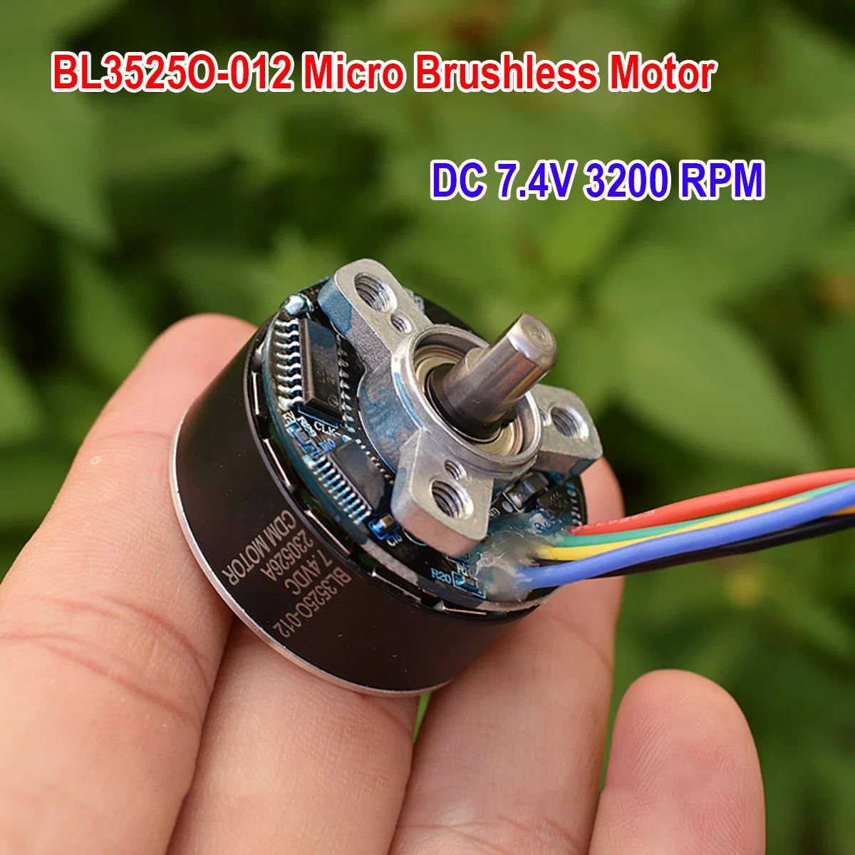 Фото Бесщеточный двигатель Micro BL3525 с поддержкой приводной платы ШИМ-управление скоростью постоянного тока 6 В 7,4 В 9 В 12 В 3230 об/мин BLDC ‌   Малошумный большой крутящий момент №1