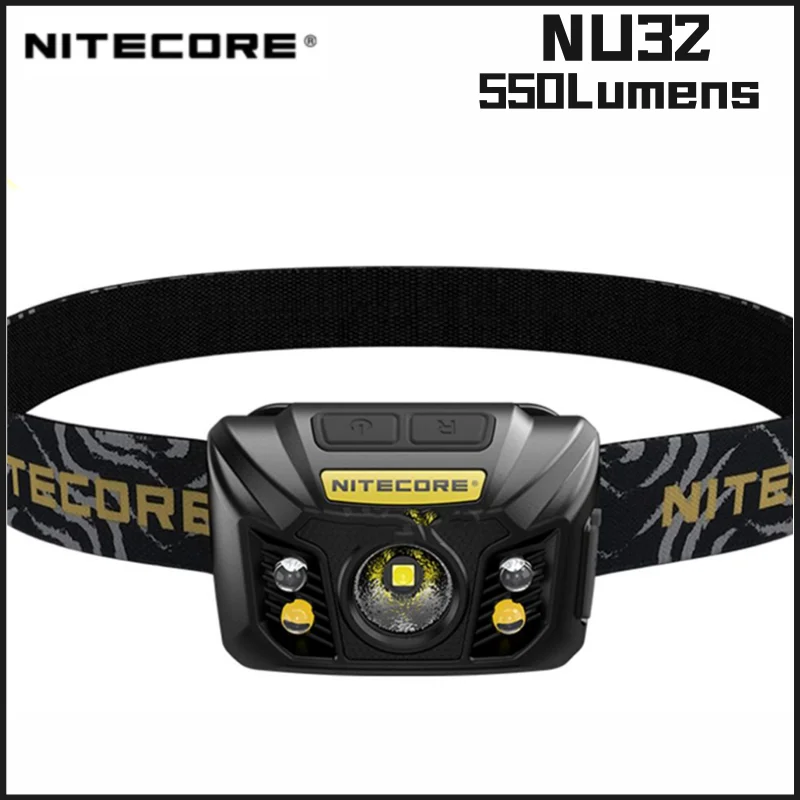

Оригинальный высокопроизводительный перезаряжаемый налобный фонарь Nitecore NU32, люмен, перезаряжаемый двойной выход, легкий светодиодный нал...