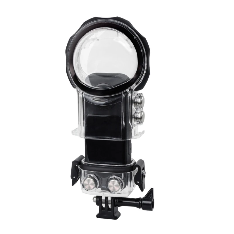 

40m Waterproof PC Case Underwater Housing Diving Shells Protective Cover for 360 Action Camera Replacement Accessory
