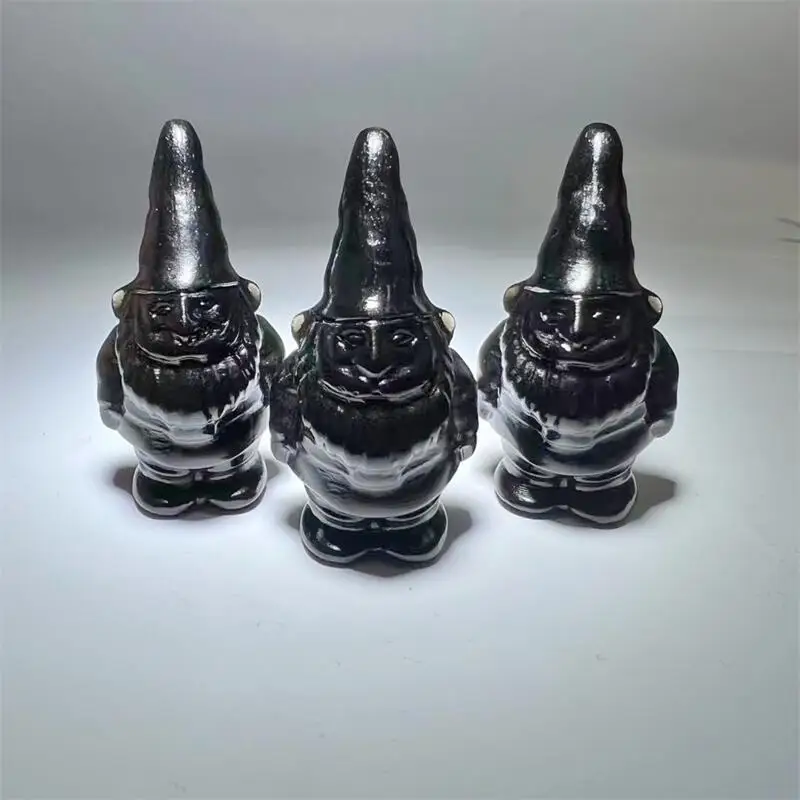 

1 шт., резная Фигурка Деда Мороза, 5,5 см