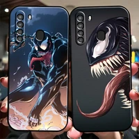marvel venom cool phone case for samsung galaxy a01 a02 a10 a10s a31 a22 a20 4g 5g carcasa liquid silicon coque soft