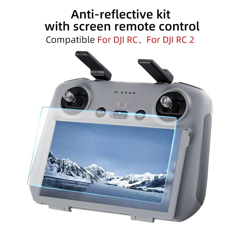 Фото Антибликовая пленка RCSTQ для Dji Air 3 RC 2 /Dji Mini 3 Pro RC Антибликовая закаленная пленка для Air 2S пульт дистанционного управления Bloom №2