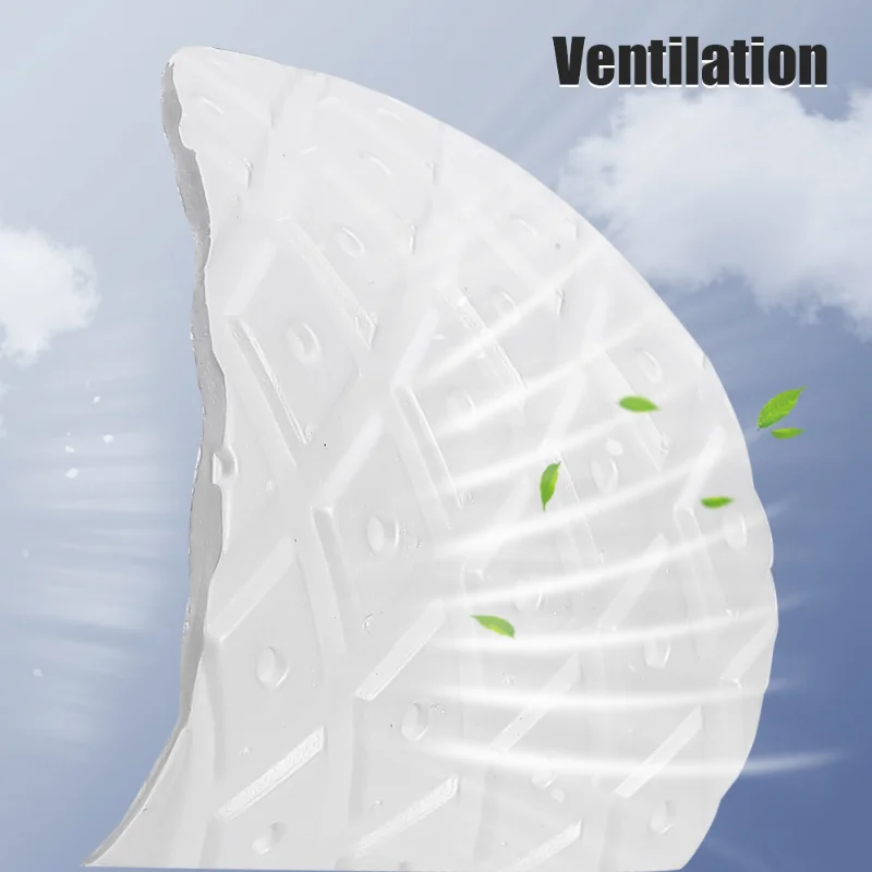 4Pcs Sports Shoes Insoles Unisex Soft Foot Support Shoe Pads Shock Absorption Baskets Shoe Sole Arch Support Orthopedic Inserts