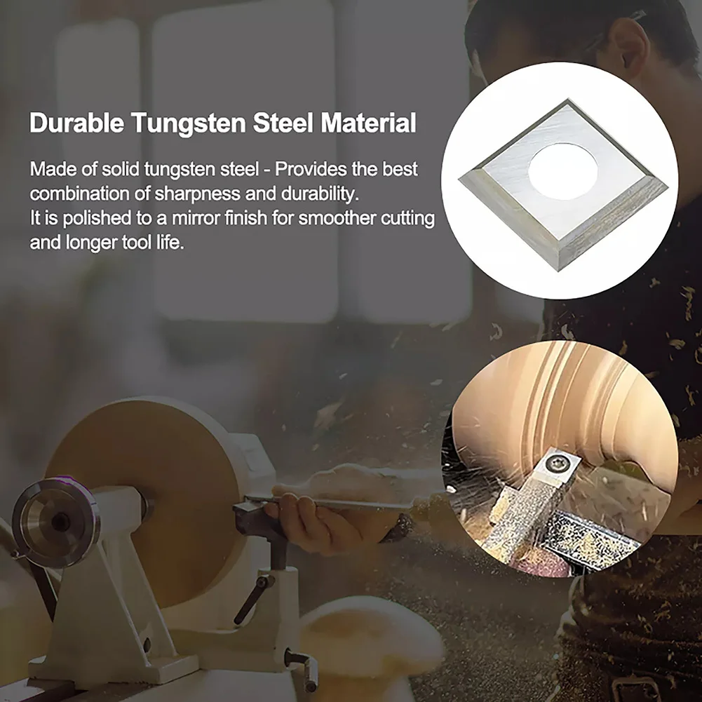 DIY Crafts Woodworking Projects Replacement Cutter Inserts 14mm Square X 2mm 10 Pieces Per Box