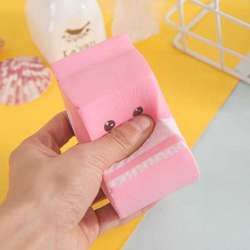 Cheapest!!! bottle Cake Squeeze Soft Slow Rising Cell Phone Key Chain Strap Pendant Roll Squishy PU Cute Antistress toys | Игрушки и