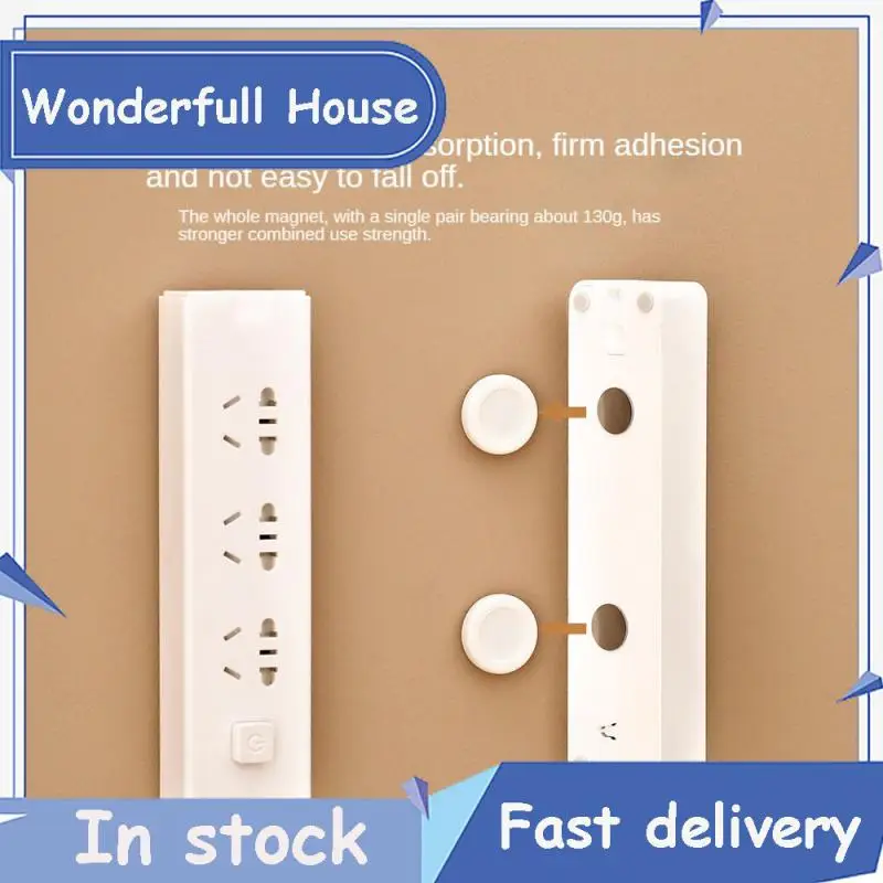 

No Punching Remote Storage Rack Material Pp Magnet Remote Control Bracket Firm Strong Adsorption Hanger Home Storage And Storage