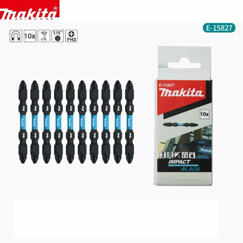 Набор насадок для дрели Makita, японские биты для электродрели, с шестигранным углублением, со стартером, электроинструмент, аксессуары