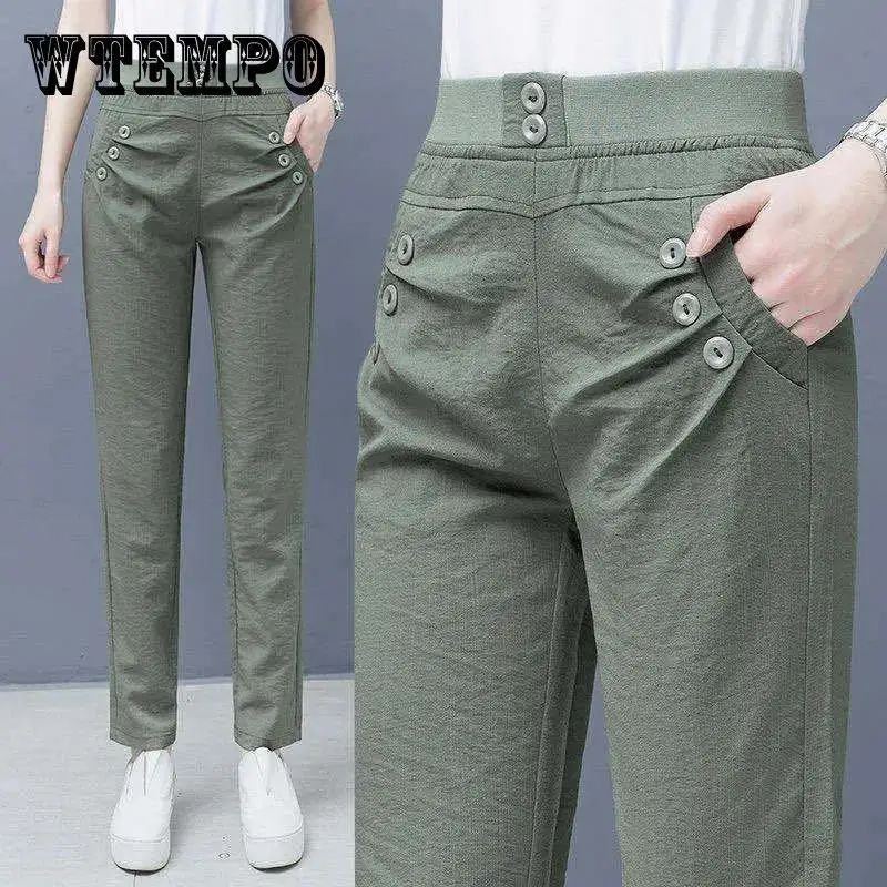 Женские шелковые брюки WTEMPO