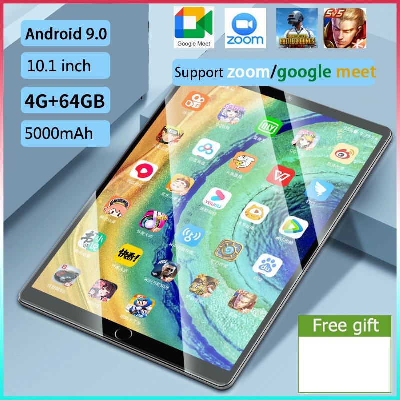 

New Android 9.0 Tablet PC 4G+64GB Student Tablet PC Business Tablet PC 10.1 Inches 4G Internet Wifi Gps Tablet FOR Kids