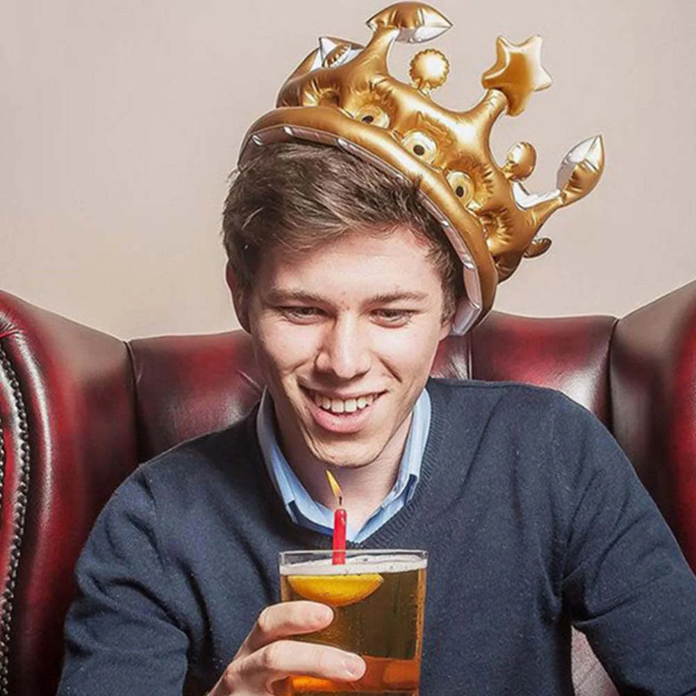 

Princess Hat Cosplay Party Inflatable Toys Photo Prop Stage Performance Crowns