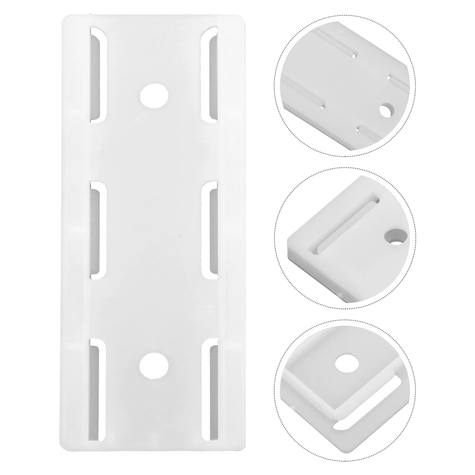 

10PCS ABS Row Socket Retainer Wall Hanging Socket Storage Holder Household Extension Socket Stand Punch Free Socket Fixer Wall
